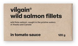 Vilgain Filety z divokého lososa – v paradajkovej omáčke 120 g