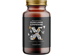 BrainMax Curcumin & Piperine, 60 rastlinných kapsúl