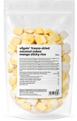 Vilgain Coconut Cubes – mango s lepkavou ryžou 100 g