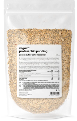 Vilgain Protein Chia Pudding – arašidové maslo a slaný karamel 480 g