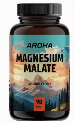 Aroha Magnesium Malate, Hořčík malát, 90 kapslí