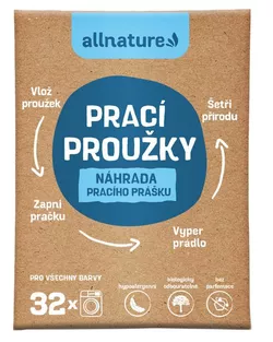 Allnature Pracie prúžky 16 ks (až 32 praní)