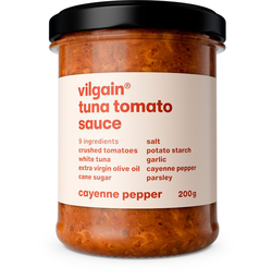 Vilgain Paradajková omáčka s tuniakom – kajenské korenie 200 g
